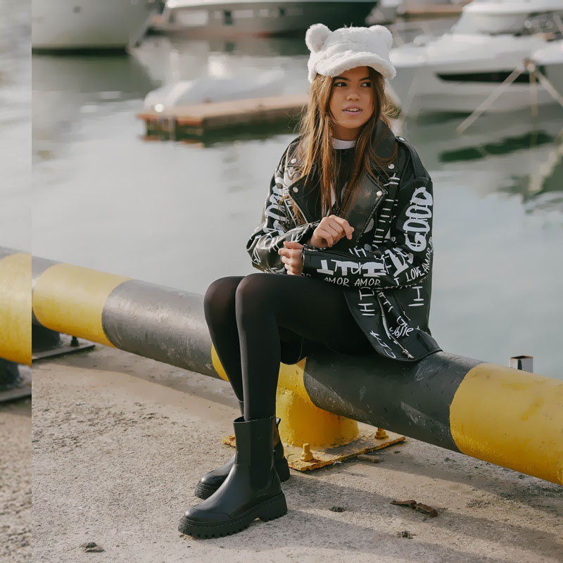 Полусапоги, артикул 2332, цвет черный купить в интернет-магазине Shoeslel с доставкой по России