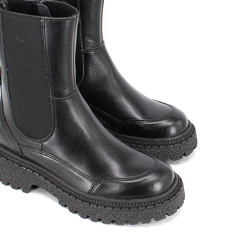 Полусапоги, артикул 2332, цвет черный купить в интернет-магазине Shoeslel с доставкой по России