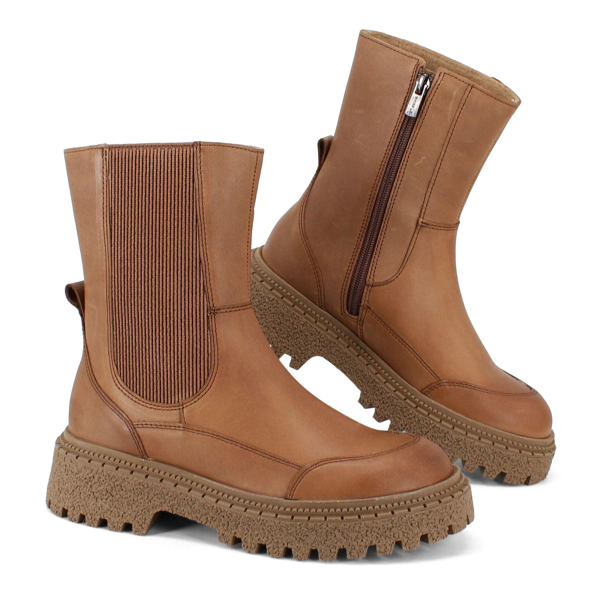 Полусапоги, артикул 2332, цвет коричневый купить в интернет-магазине Shoeslel с доставкой по России