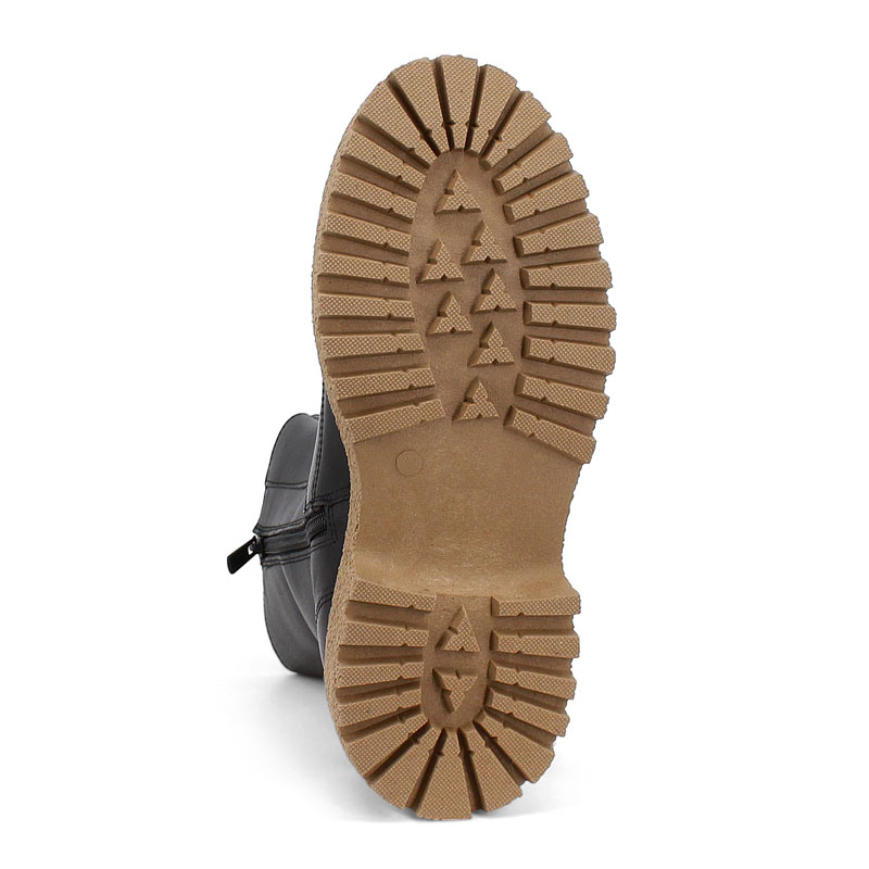 Полусапоги, артикул 2332, цвет черно-бежевый купить в интернет-магазине Shoeslel с доставкой по России