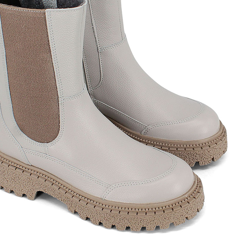 Полусапоги, артикул 2332, цвет серый купить в интернет-магазине Shoeslel с доставкой по России