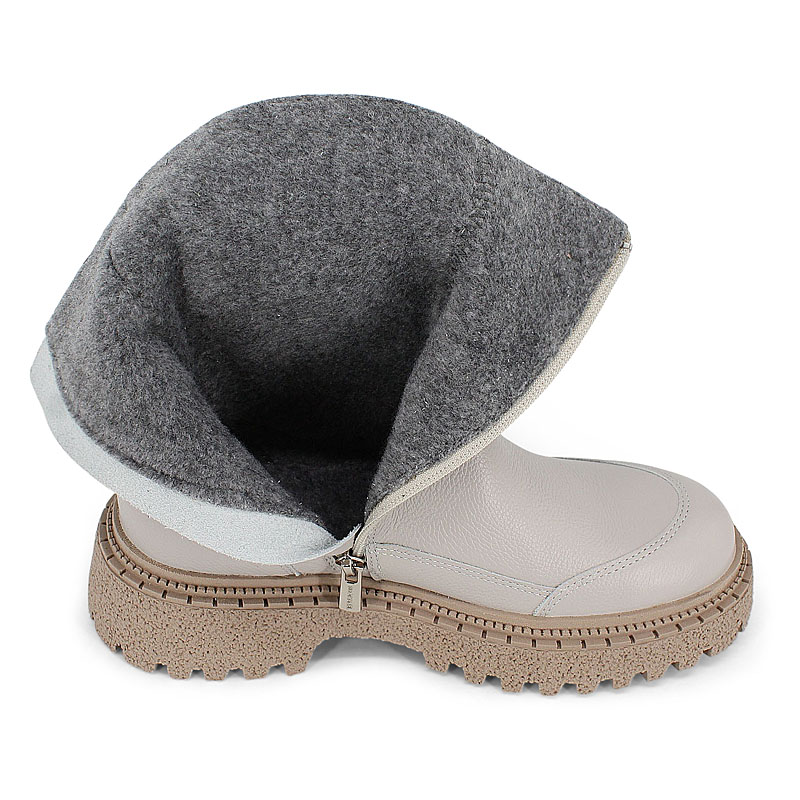 Полусапоги, артикул 2332, цвет серый купить в интернет-магазине Shoeslel с доставкой по России