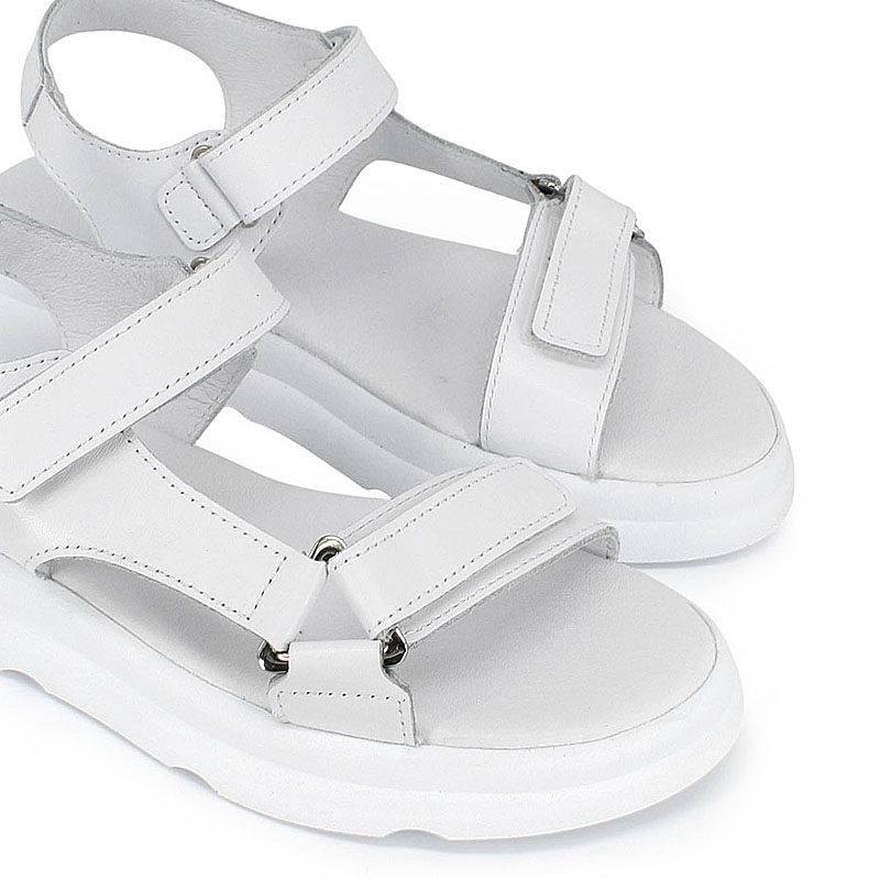 Туфли летние открытые, артикул 2337, цвет белый купить в интернет-магазине Shoeslel с доставкой по России