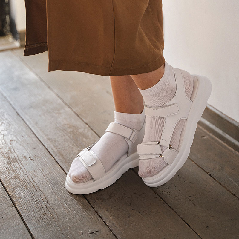 Туфли летние открытые, артикул 2337, цвет белый купить в интернет-магазине Shoeslel с доставкой по России