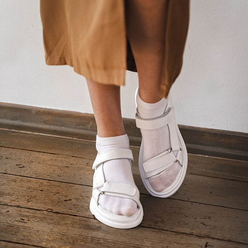 Туфли летние открытые, артикул 2337, цвет белый купить в интернет-магазине Shoeslel с доставкой по России