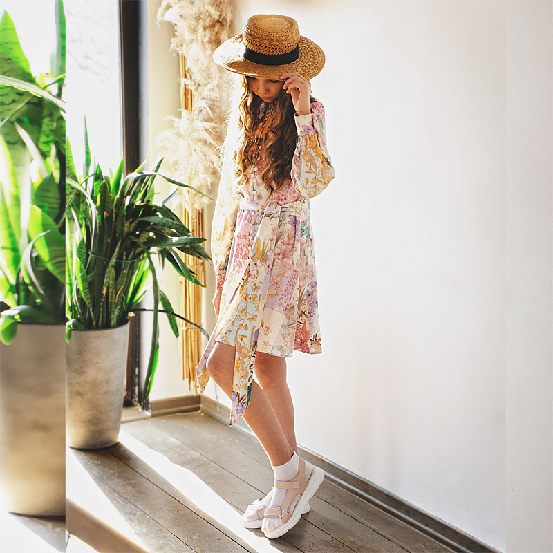 Туфли летние открытые, артикул 2337, цвет пудровый купить в интернет-магазине Shoeslel с доставкой по России