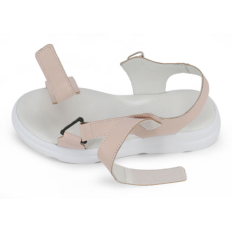 Туфли летние открытые, артикул 2337, цвет пудровый купить в интернет-магазине Shoeslel с доставкой по России