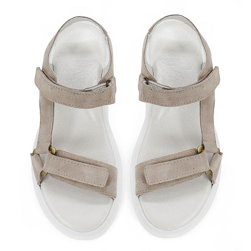 Туфли летние открытые, артикул 2337, цвет св.бежевый купить в интернет-магазине Shoeslel с доставкой по России