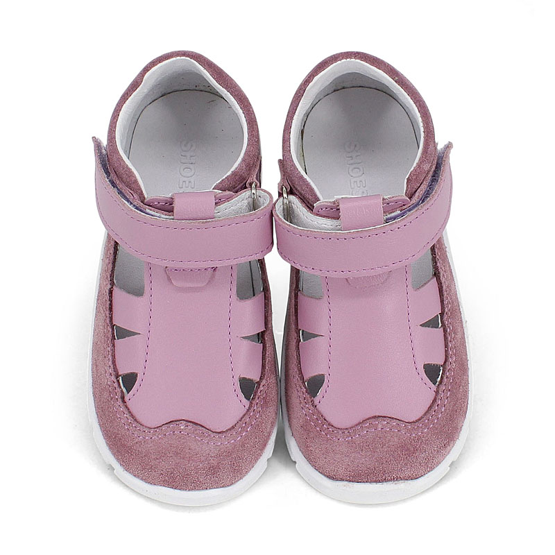 Туфли летние открытые малодетские, артикул 2340, цвет сиреневый купить в интернет-магазине Shoeslel с доставкой по России