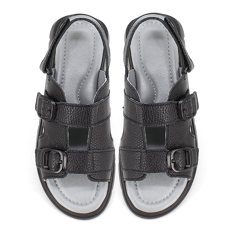 Туфли летние открытые, артикул 2341, цвет черный купить в интернет-магазине Shoeslel с доставкой по России