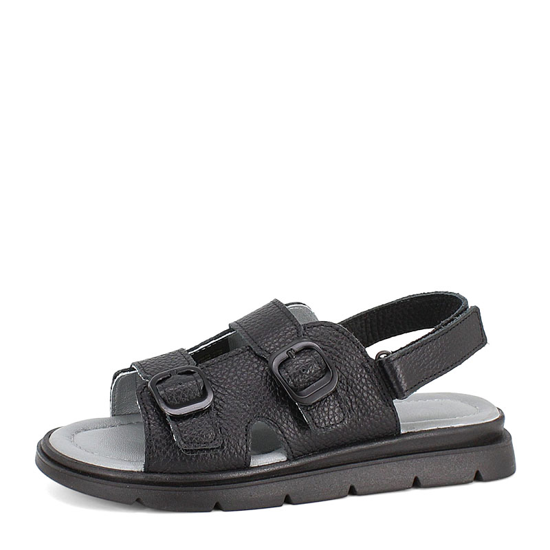 Туфли летние открытые, артикул 2341, цвет черный купить в интернет-магазине Shoeslel с доставкой по России