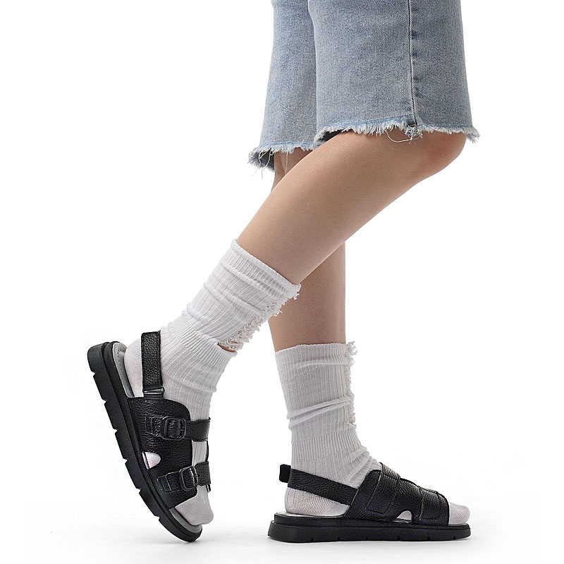 Туфли летние открытые, артикул 2341, цвет черный купить в интернет-магазине Shoeslel с доставкой по России