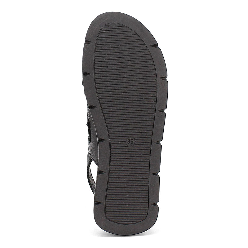 Туфли летние открытые, артикул 2341, цвет черный купить в интернет-магазине Shoeslel с доставкой по России