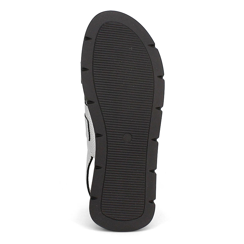 Туфли летние открытые, артикул 2341, цвет серебристый купить в интернет-магазине Shoeslel с доставкой по России