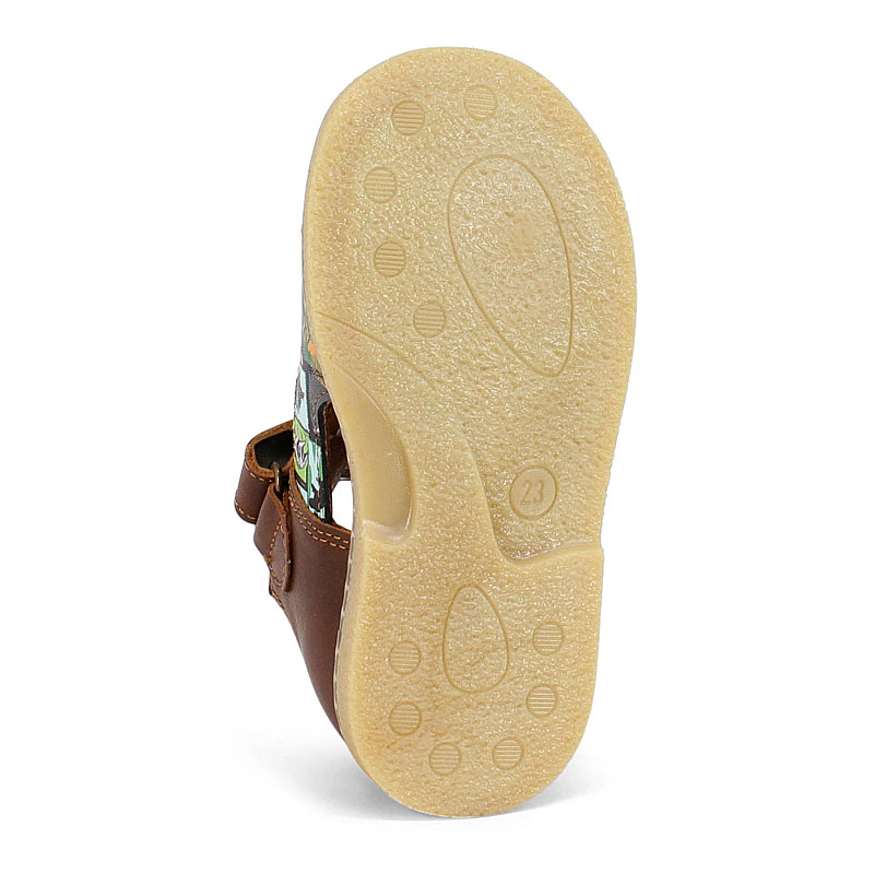 Туфли летние открытые малодетские, артикул 2347, цвет горчичный купить в интернет-магазине Shoeslel с доставкой по России