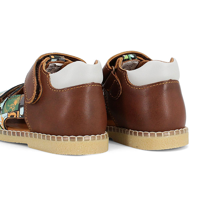 Туфли летние открытые малодетские, артикул 2347, цвет горчичный купить в интернет-магазине Shoeslel с доставкой по России