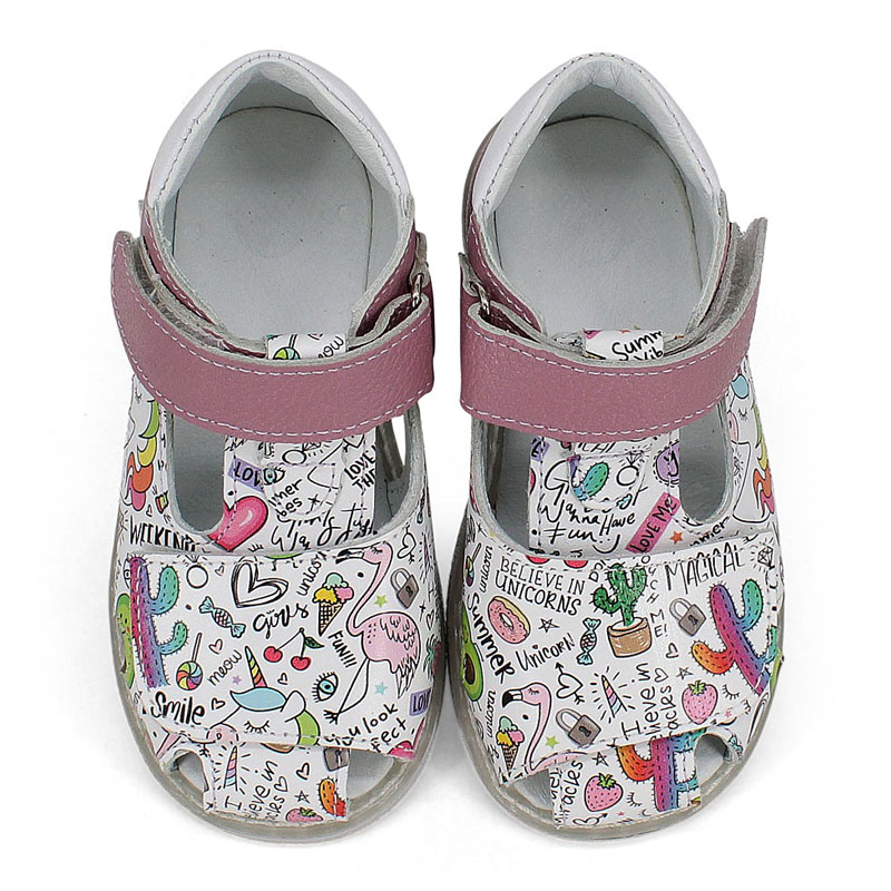 Туфли летние открытые малодетские, артикул 2347, цвет сиреневый купить в интернет-магазине Shoeslel с доставкой по России