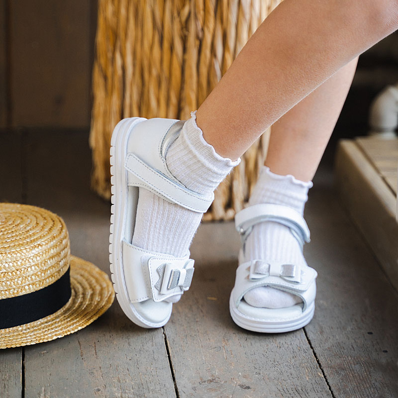 Туфли летние открытые, артикул 2348, цвет белый купить в интернет-магазине Shoeslel с доставкой по России