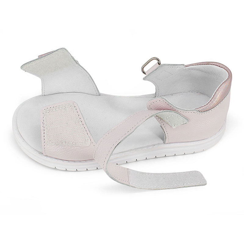 Туфли летние открытые, артикул 2348, цвет св.розовый купить в интернет-магазине Shoeslel с доставкой по России