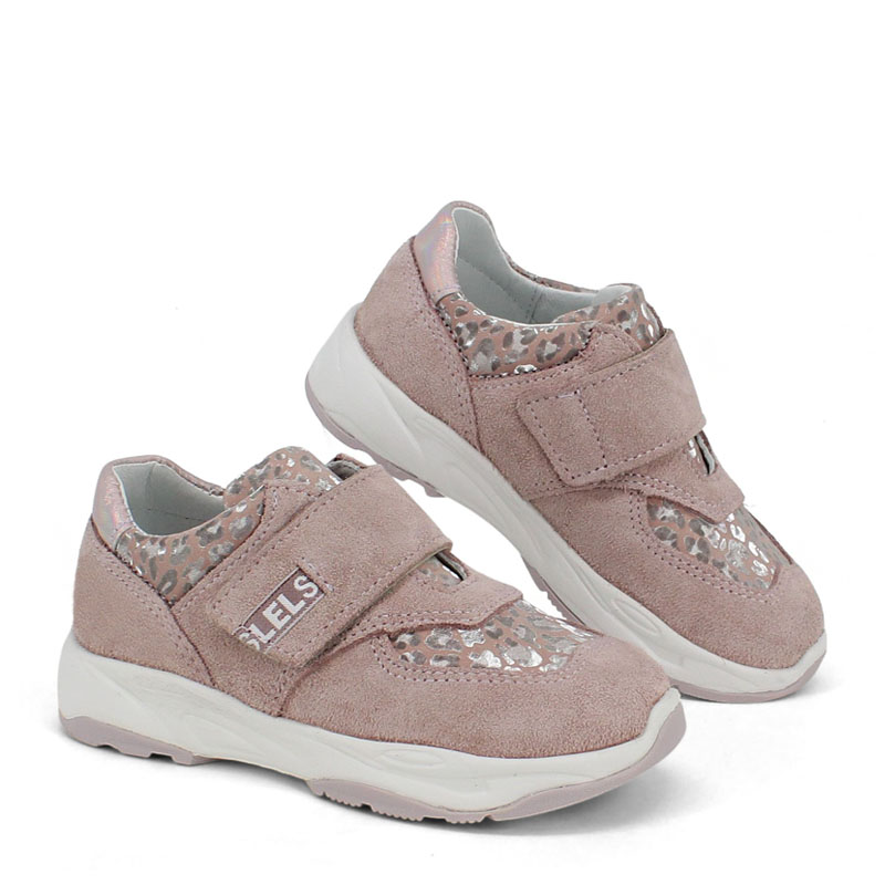 Полуботинки малодетские, артикул 2349, цвет пыльно-розовый купить в интернет-магазине Shoeslel с доставкой по России