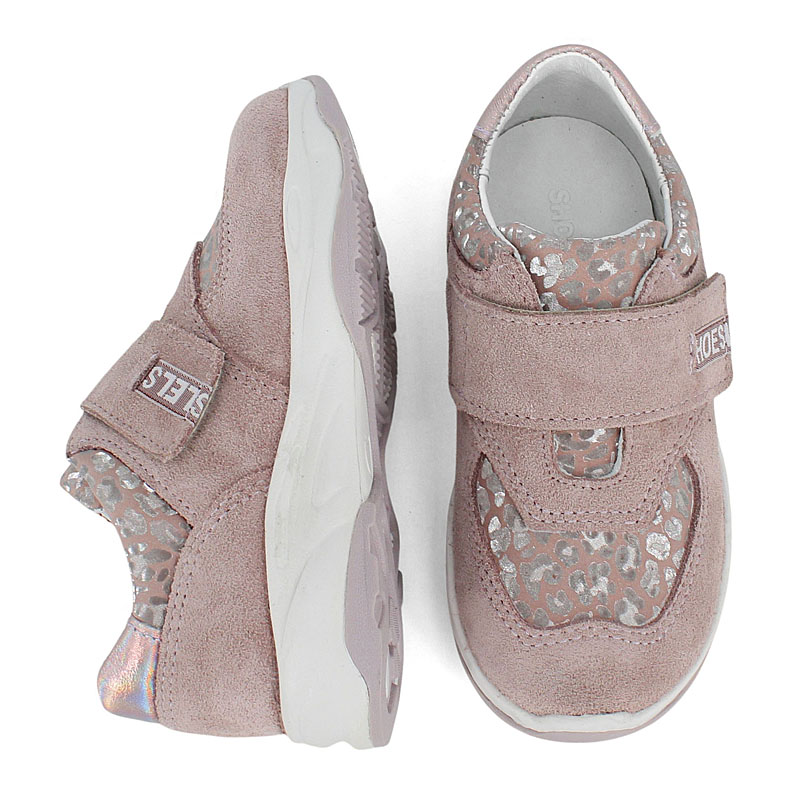 Полуботинки малодетские, артикул 2349, цвет пыльно-розовый купить в интернет-магазине Shoeslel с доставкой по России