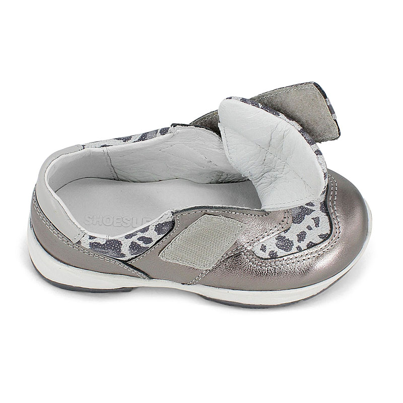 Полуботинки малодетские, артикул 2349, цвет серебристый купить в интернет-магазине Shoeslel с доставкой по России
