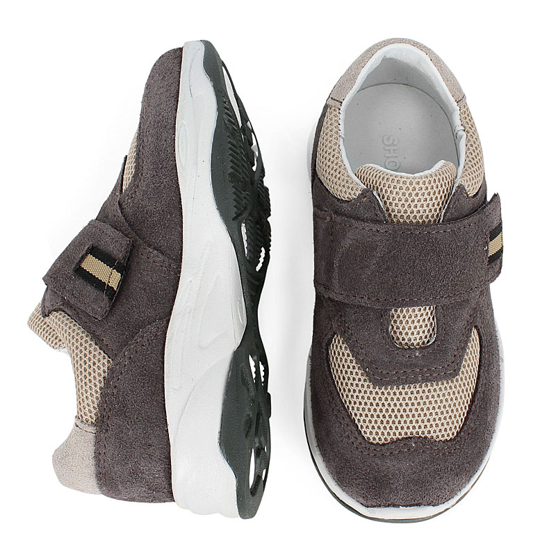 Полуботинки малодетские, артикул 2349, цвет серый купить в интернет-магазине Shoeslel с доставкой по России