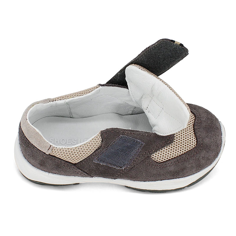 Полуботинки малодетские, артикул 2349, цвет серый купить в интернет-магазине Shoeslel с доставкой по России