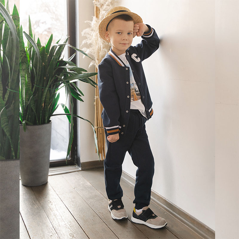 Полуботинки малодетские, артикул 2349, цвет синий купить в интернет-магазине Shoeslel с доставкой по России