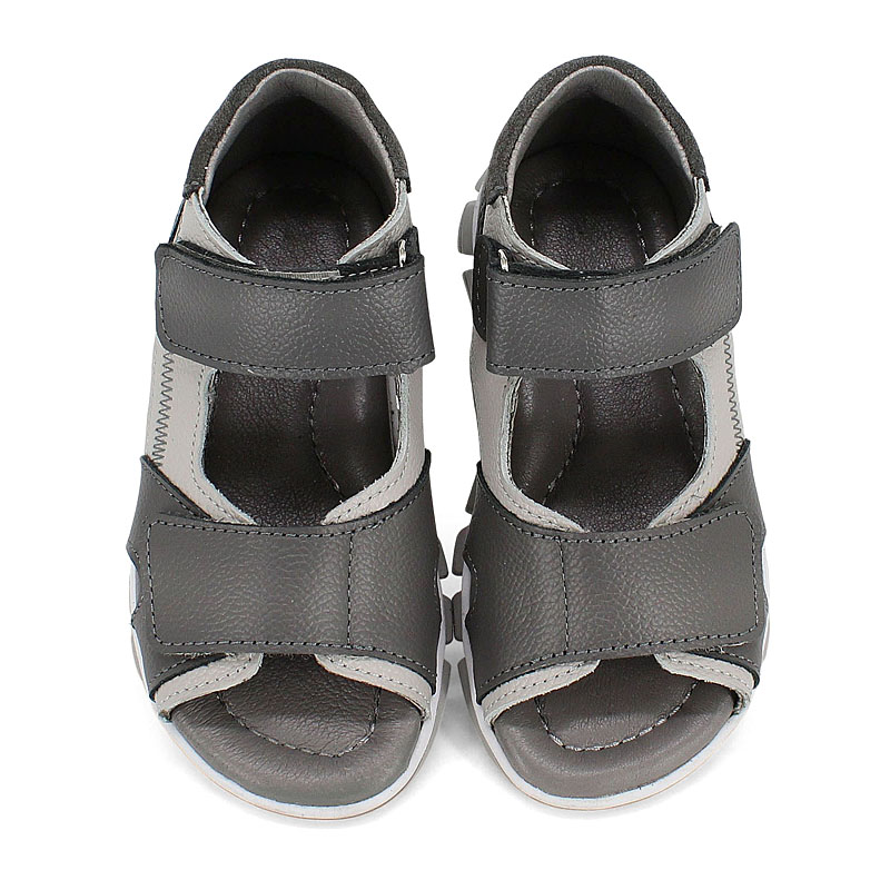 Туфли летние открытые, артикул 2351, цвет серый купить в интернет-магазине Shoeslel с доставкой по России