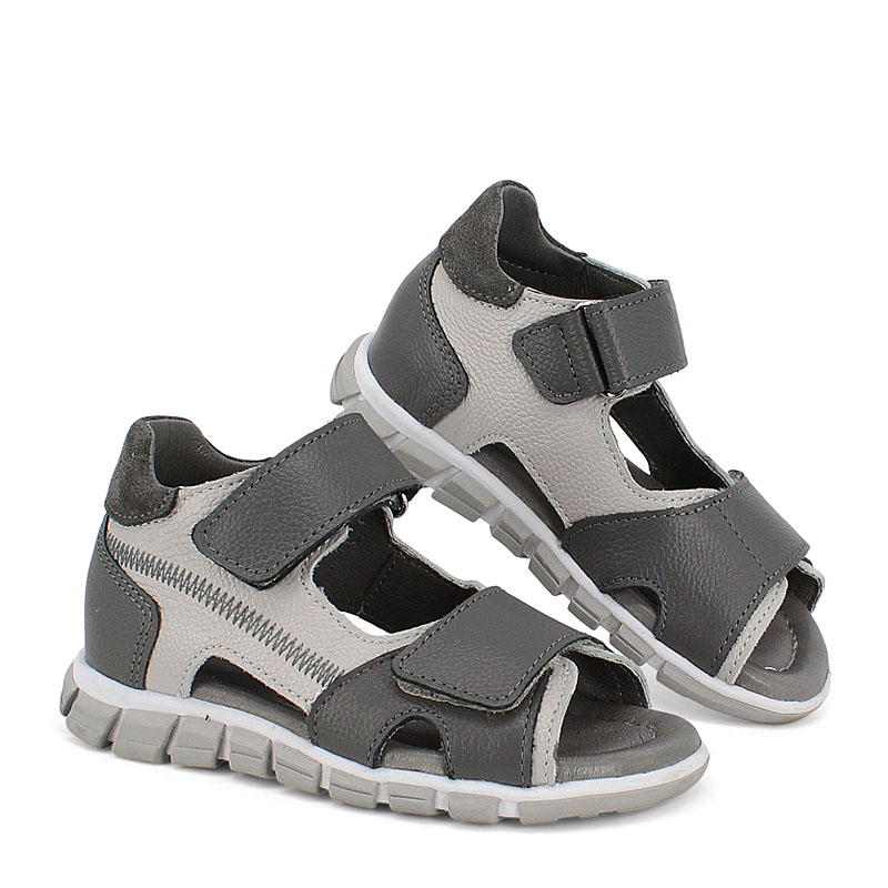 Туфли летние открытые, артикул 2351, цвет серый купить в интернет-магазине Shoeslel с доставкой по России