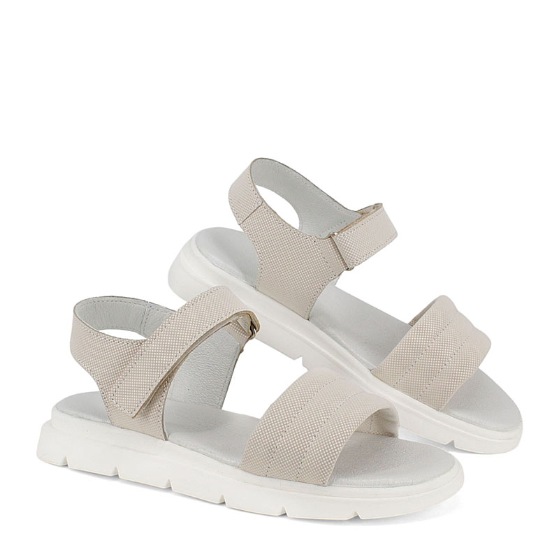 Туфли летние открытые, артикул 2355, цвет бежевый купить в интернет-магазине Shoeslel с доставкой по России