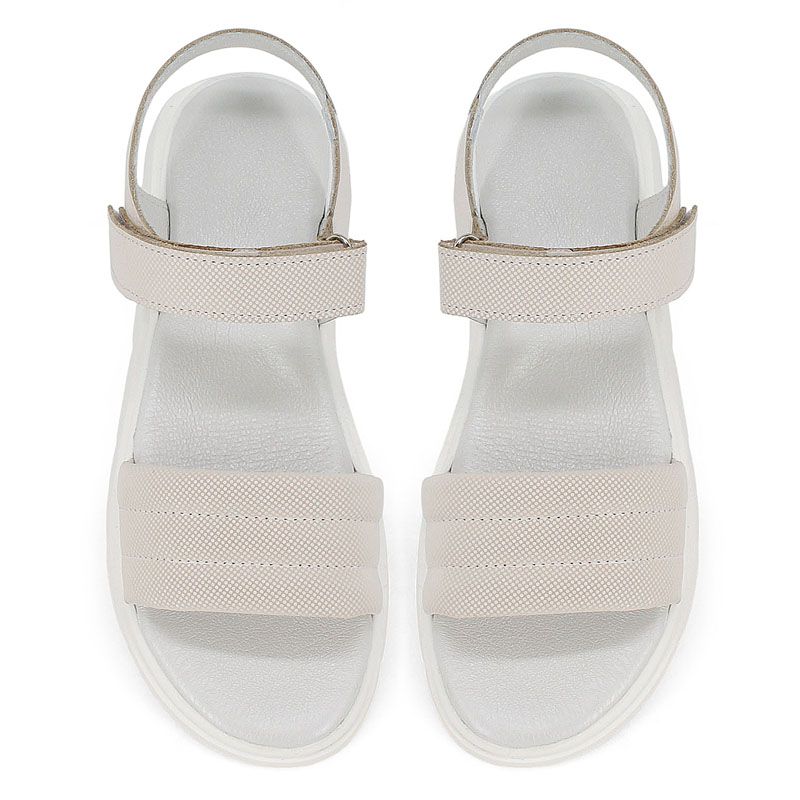 Туфли летние открытые, артикул 2355, цвет бежевый купить в интернет-магазине Shoeslel с доставкой по России