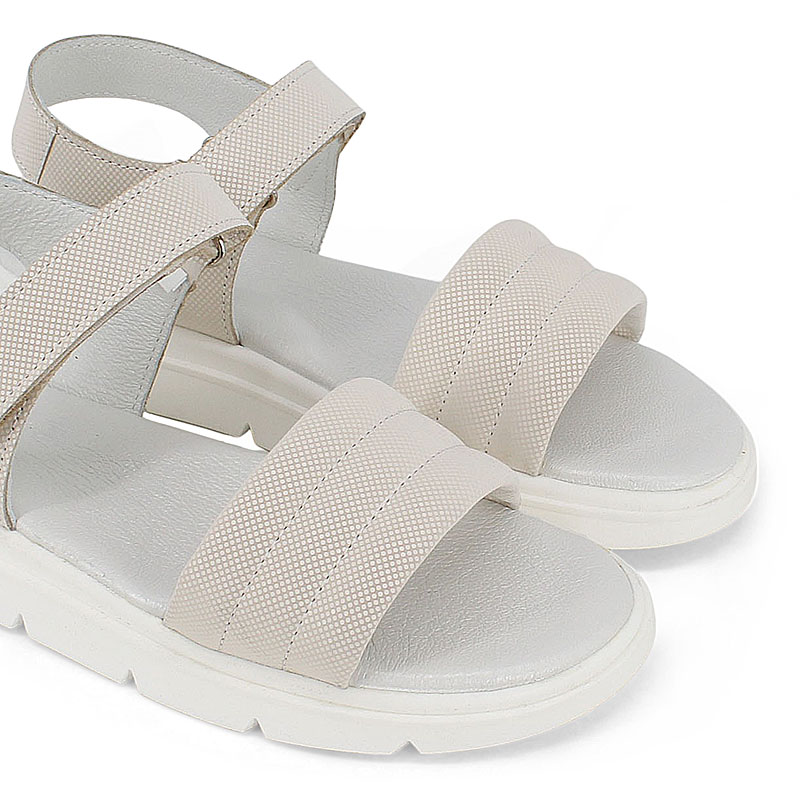 Туфли летние открытые, артикул 2355, цвет бежевый купить в интернет-магазине Shoeslel с доставкой по России