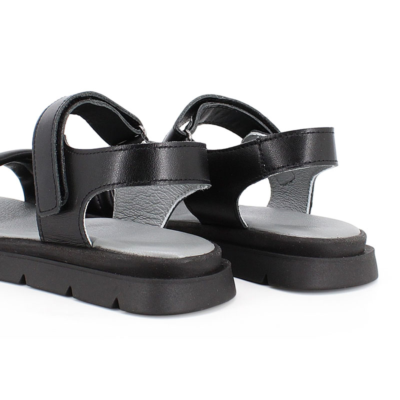 Туфли летние открытые, артикул 2355, цвет черный купить в интернет-магазине Shoeslel с доставкой по России