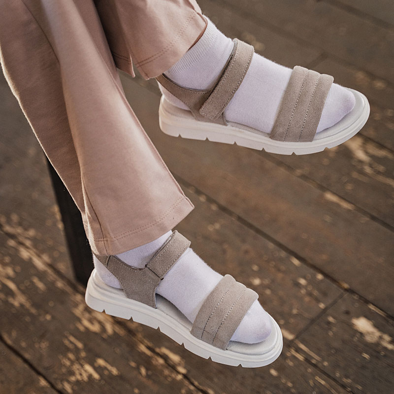 Туфли летние открытые, артикул 2355, цвет песочный купить в интернет-магазине Shoeslel с доставкой по России