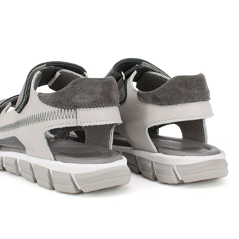 Туфли летние открытые, артикул 2356, цвет серый купить в интернет-магазине Shoeslel с доставкой по России