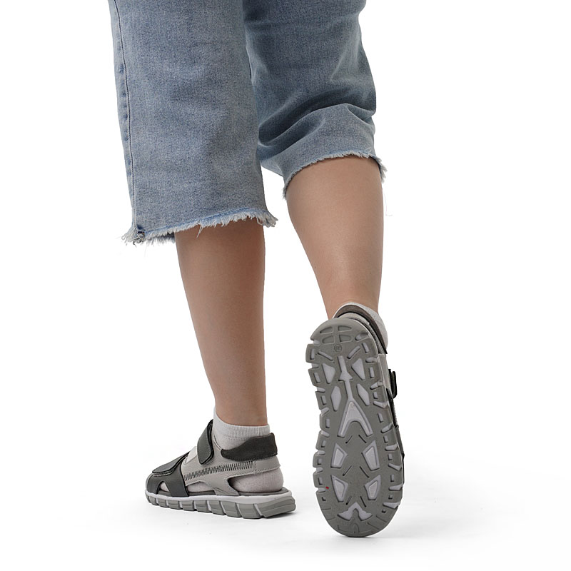 Туфли летние открытые, артикул 2356, цвет серый купить в интернет-магазине Shoeslel с доставкой по России