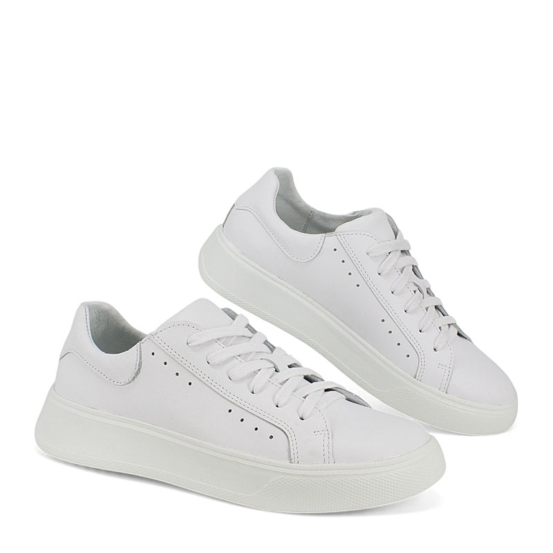 Полуботинки, артикул 2374, цвет белый купить в интернет-магазине Shoeslel с доставкой по России