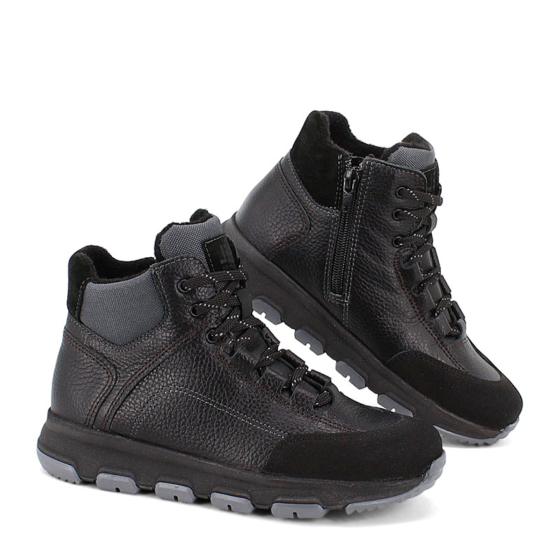 Ботинки, артикул 2382, цвет черный купить в интернет-магазине Shoeslel с доставкой по России