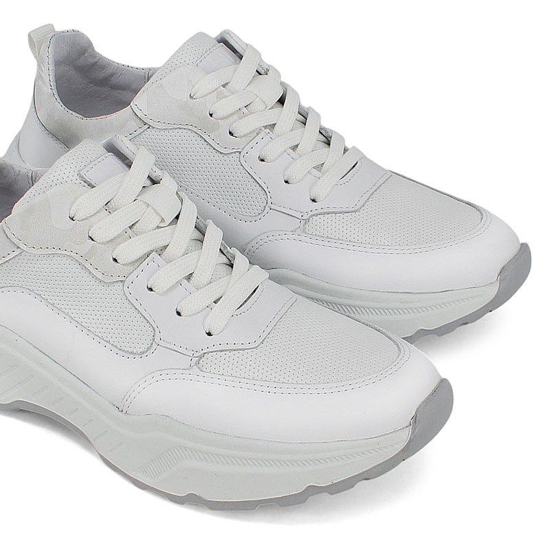 Полуботинки, артикул 2387, цвет белый купить в интернет-магазине Shoeslel с доставкой по России