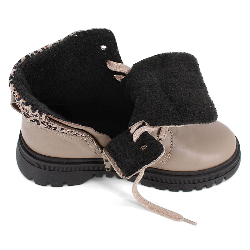 Ботинки, артикул 2391, цвет бежевый купить в интернет-магазине Shoeslel с доставкой по России