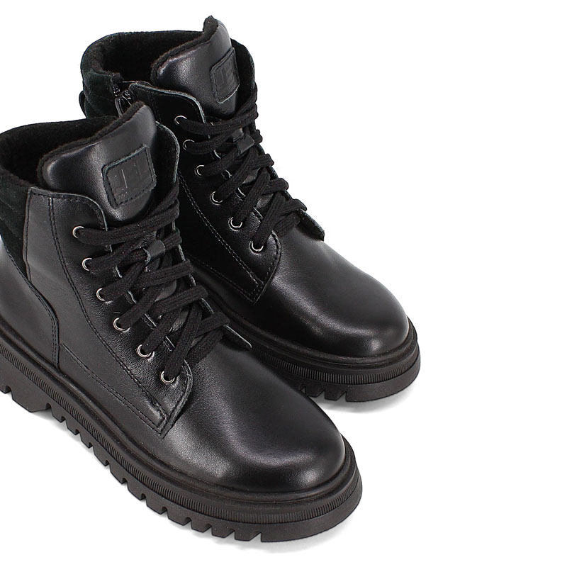 Ботинки, артикул 2391, цвет черный купить в интернет-магазине Shoeslel с доставкой по России