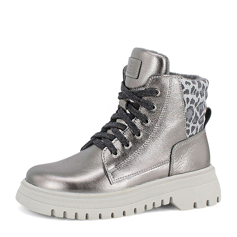 Ботинки, артикул 2391, цвет серебряный купить в интернет-магазине Shoeslel с доставкой по России