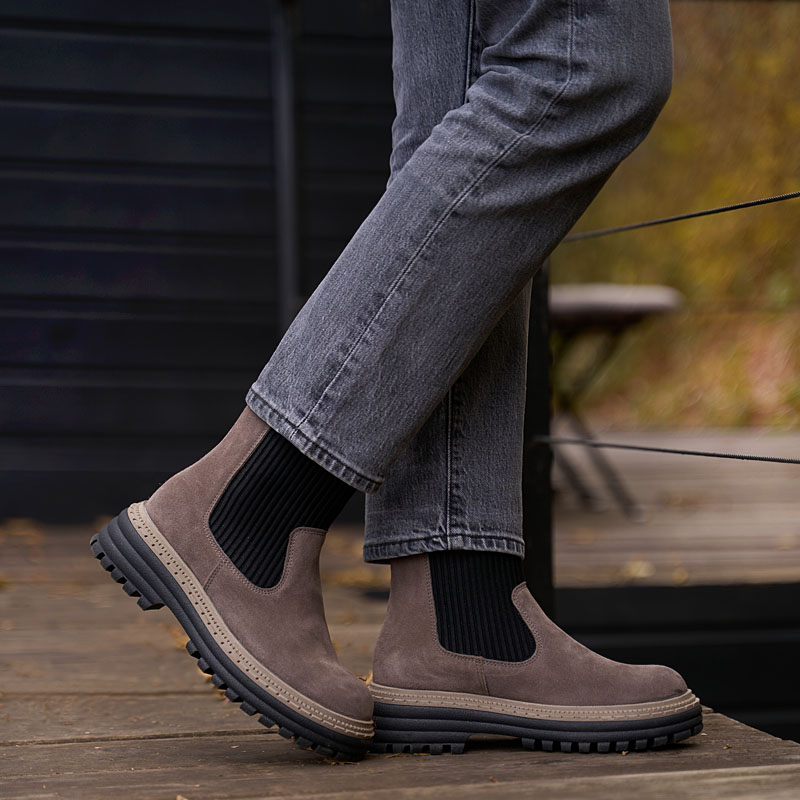 Полусапоги, артикул 2394, цвет темно-серый купить в интернет-магазине Shoeslel с доставкой по России