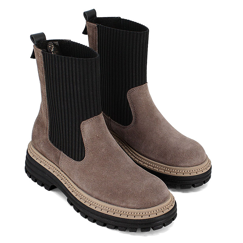 Полусапоги, артикул 2394, цвет темно-серый купить в интернет-магазине Shoeslel с доставкой по России