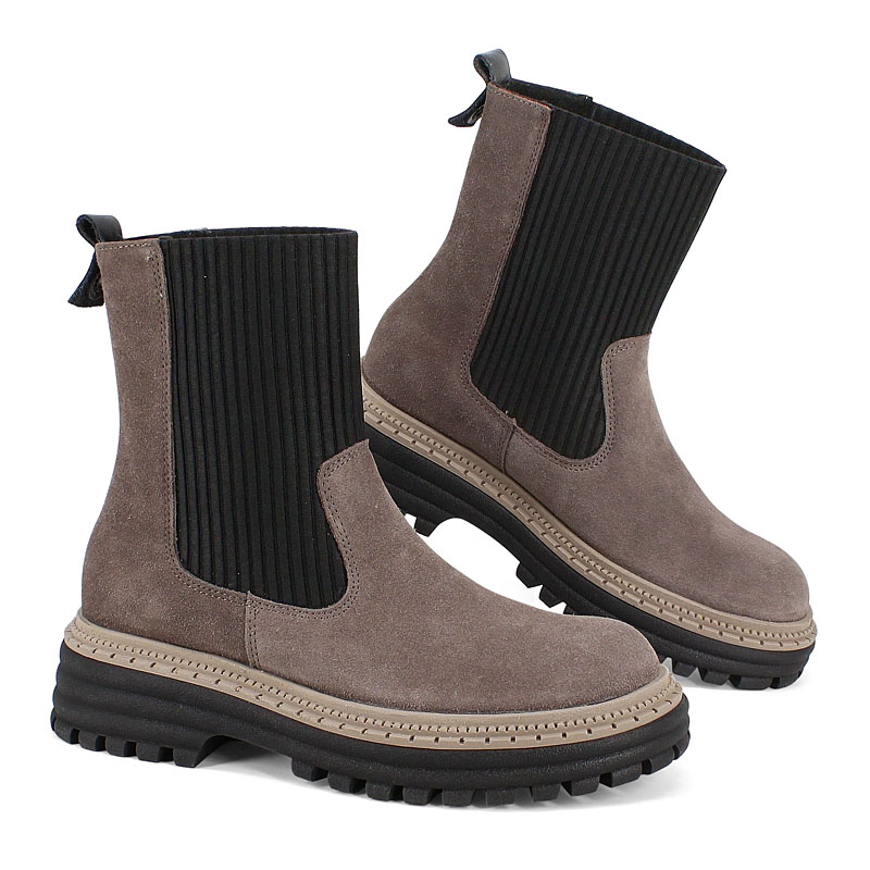 Полусапоги, артикул 2394, цвет темно-серый купить в интернет-магазине Shoeslel с доставкой по России