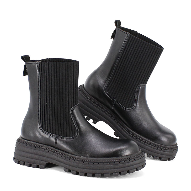 Полусапоги, артикул 2394, цвет черный купить в интернет-магазине Shoeslel с доставкой по России