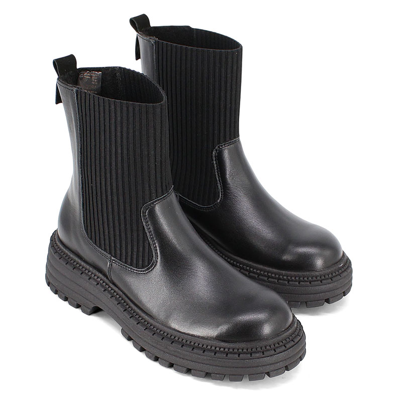 Полусапоги, артикул 2394, цвет черный купить в интернет-магазине Shoeslel с доставкой по России