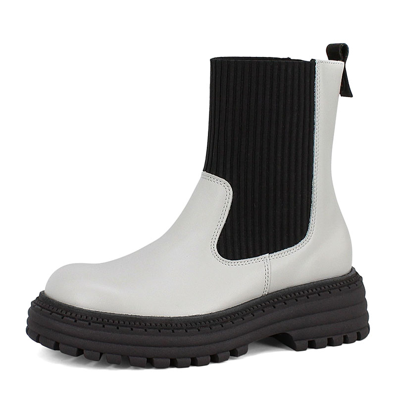 Полусапоги, артикул 2394, цвет светло-серый купить в интернет-магазине Shoeslel с доставкой по России